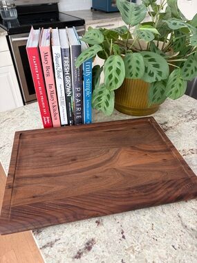 Our Place Walnut Wood Dual Sided Cutting Serving Board
